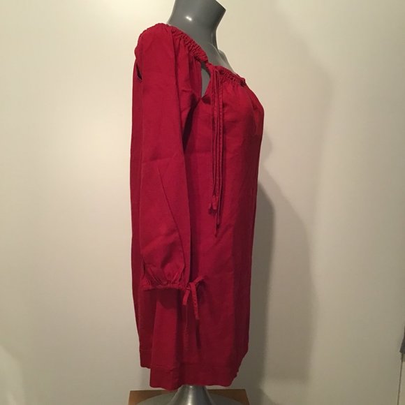 Harper & Me Off Shoulder Mini Tunic Dress  Size M - Picture 2 of 14